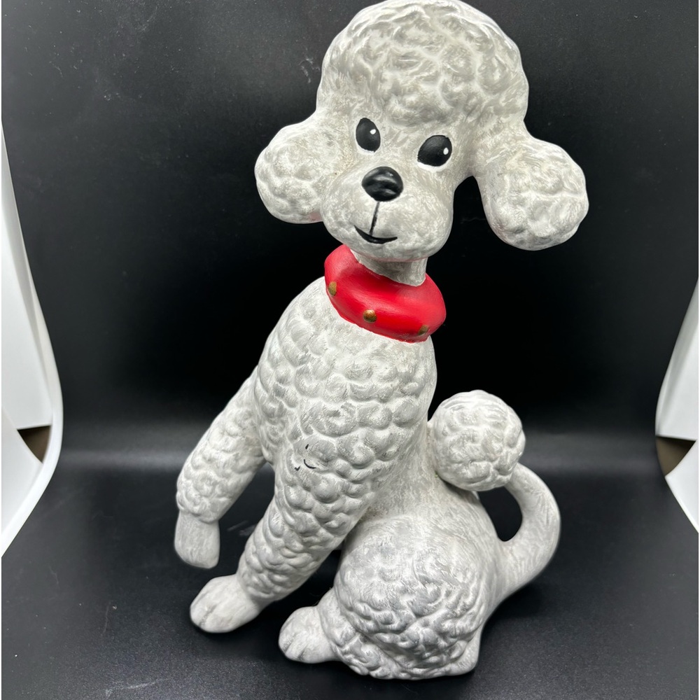 Ceramic Poodle Figurine
